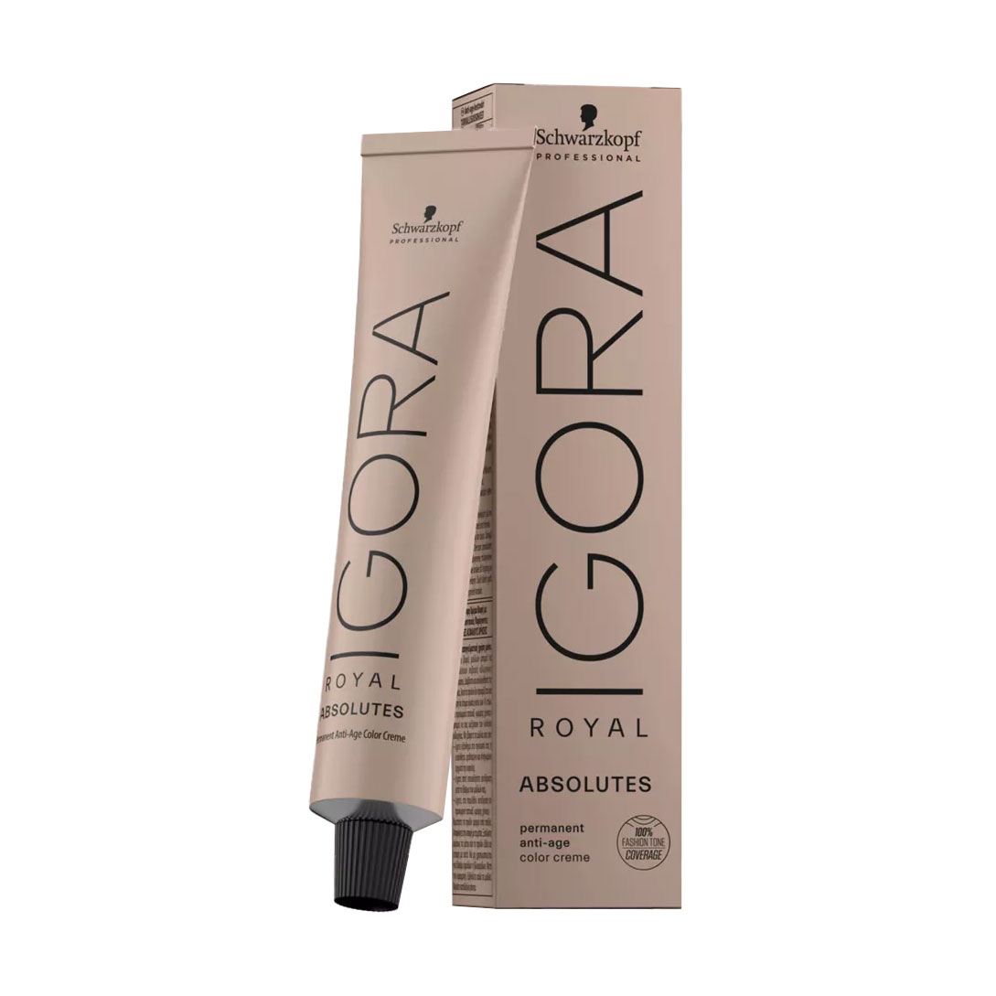 Уцінка! Перманентна фарба для волосся Schwarzkopf Professional Igora Royal Absolutes Permanent 7-450 Середньо-русявий бежевий золотистий, 60 мл